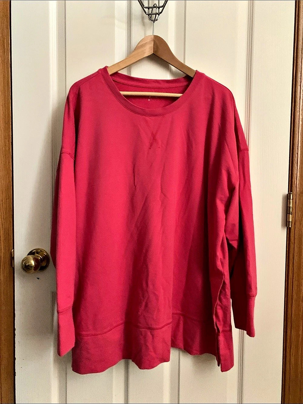 Active Zone Long Sleeve Tunic in Pink Size 2X Like New